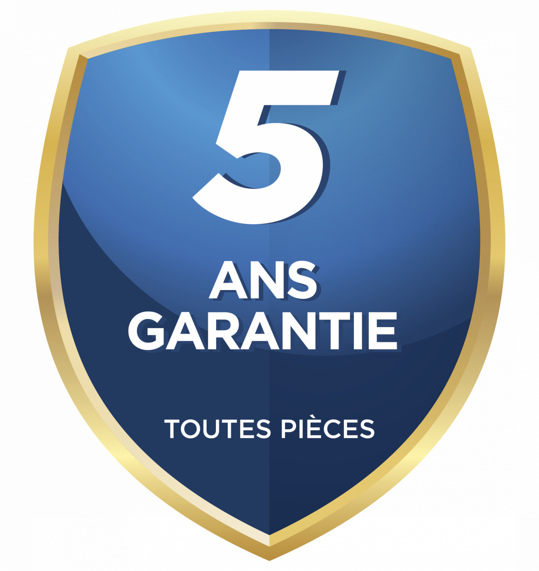 5 ans de garantie